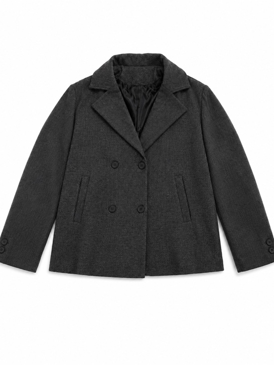 Chouyatou Jackets & Blazers - Women's blazer/coat- Charcoal